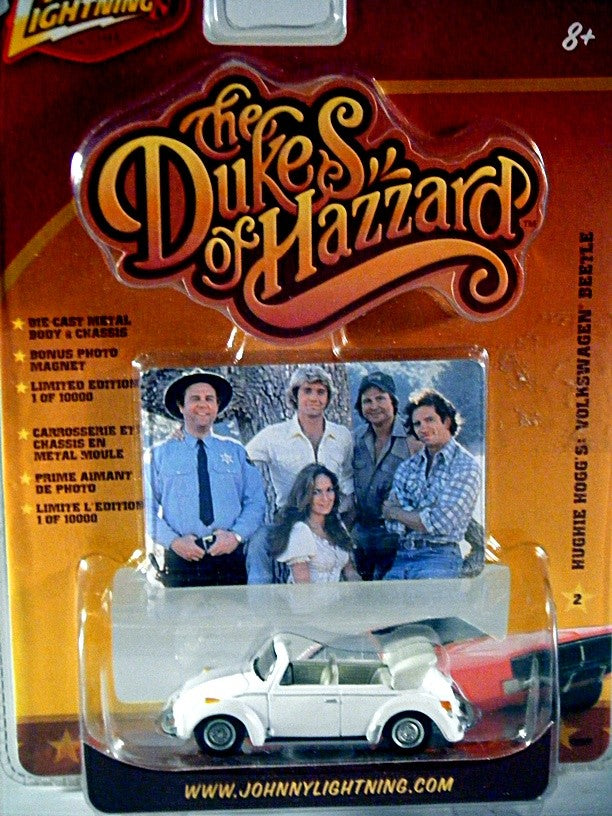Johnny Lightning Dukes of Hazzard - Hughie Hogg's VW Beetle Cabriolet