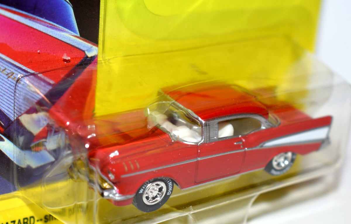 Johnny Lightning Rare White Lightning: Super Chevy 1957 Chevrolet Bel Air