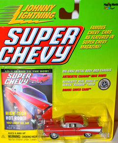 Johnny Lightning Rare White Lightning: Super Chevy 1957 Chevrolet Bel Air