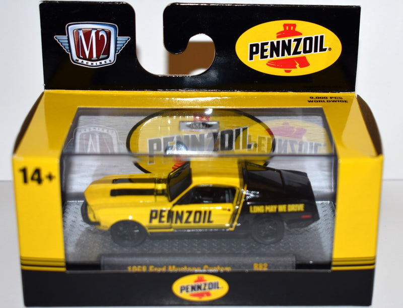 M2 Machines Auto-Thentics - Pennzoil 1968 Ford Mustang Fastback