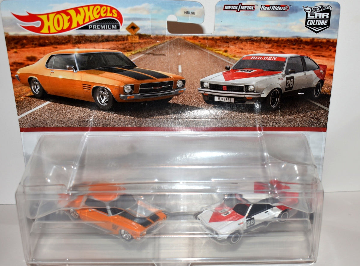 Hot Wheels Premium - Holden Set - 1973 Monaro GTS and 1977 Torana A9X