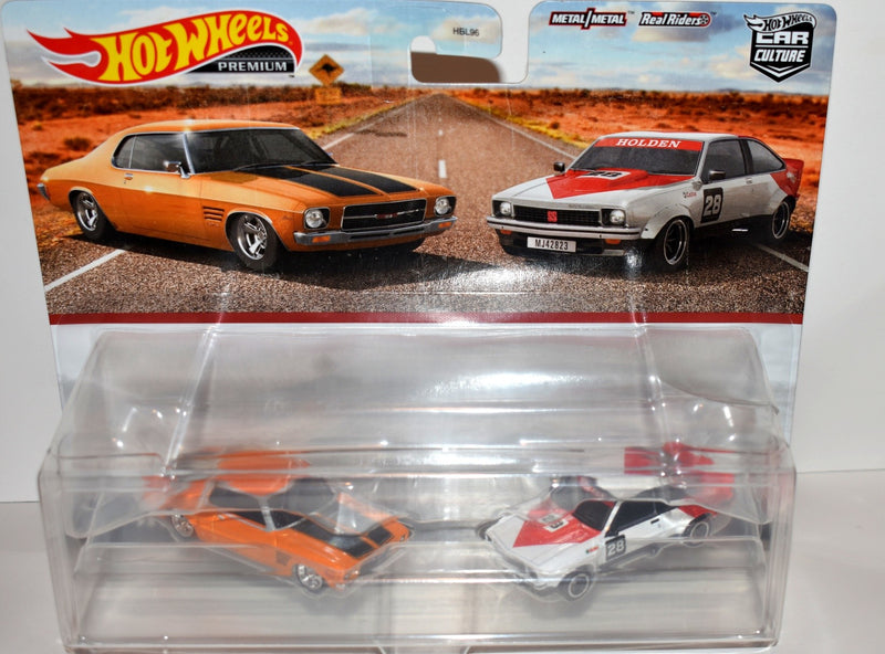 Hot Wheels Premium - Holden Set - 1973 Monaro GTS and 1977 Torana A9X