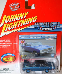 Johnny Lightning Muscle Cars USA - 1969 Dodge Dart Swinger 240