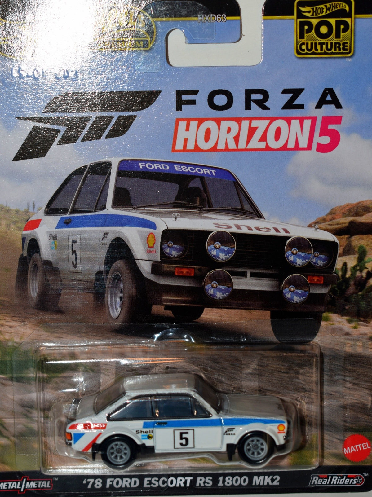 Hot Wheels Premium - '78 Ford Escort RS 1800 MK2 Rally Car