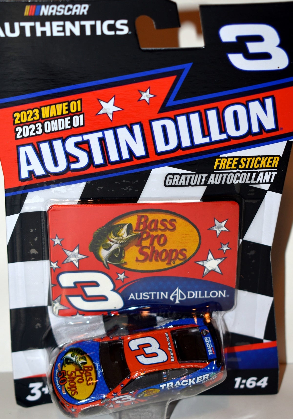 NASCAR Authentics - RCR Racing - Austin Dillon Bass Pro Shops/Tracker Boats Chevrolet Camaro