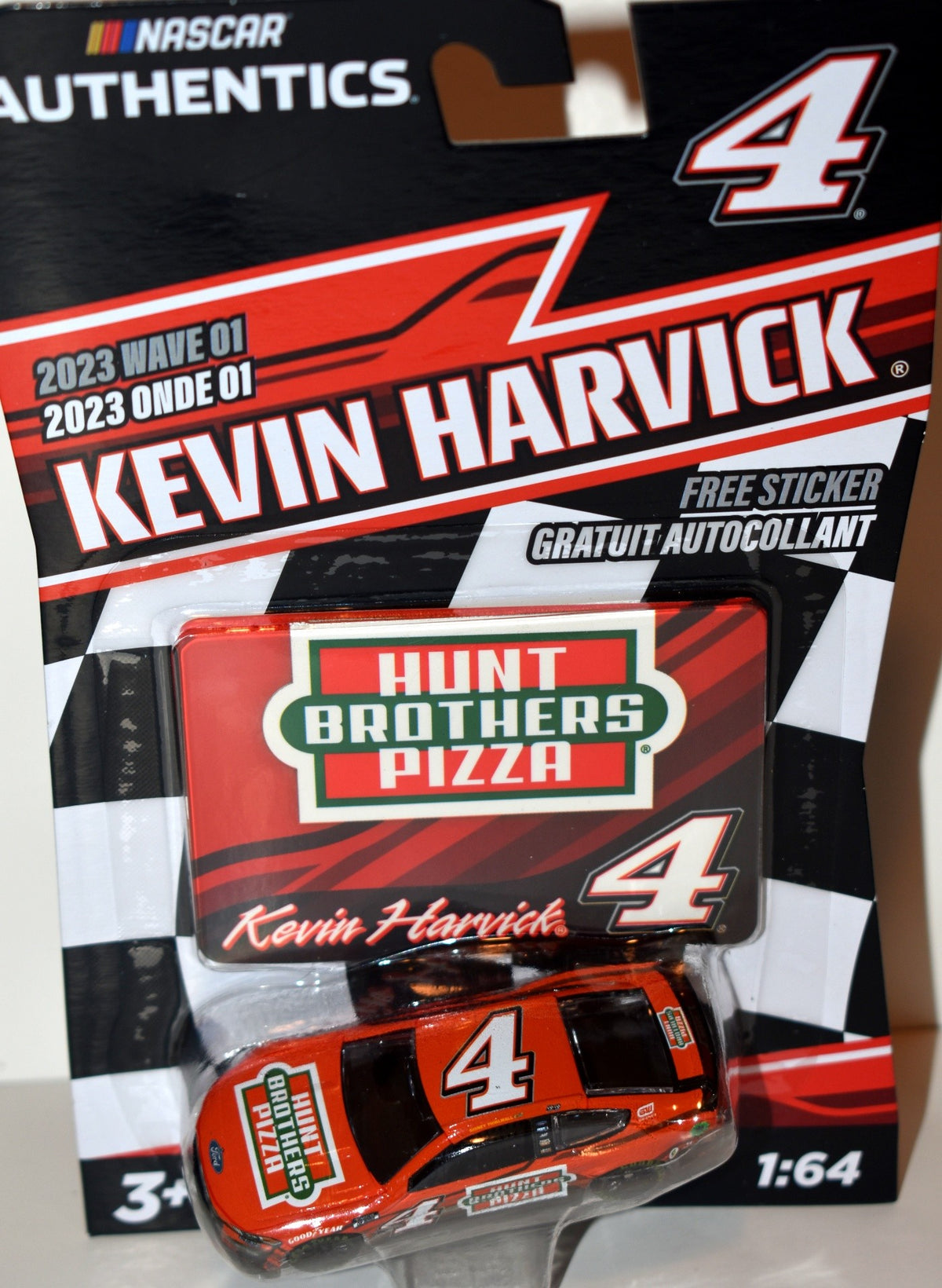 NASCAR Authentics -  Kevin Harvick Hunt Brothers Pizza Ford Mustang