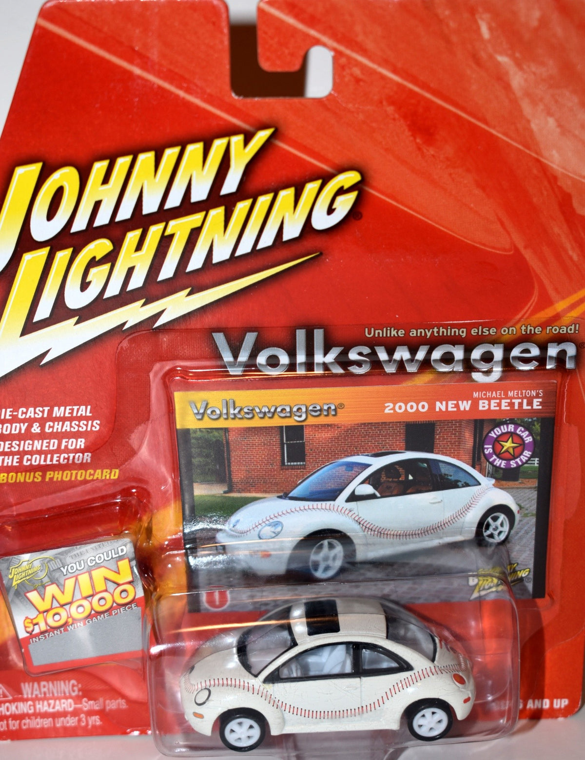 Johnny Lightning Volkswagens "Baseball" Beetle