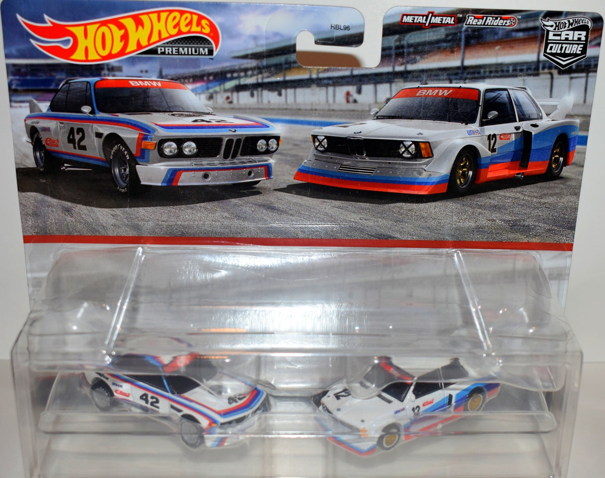 Hot Wheels Premium - BMW Racing Set - BMW 320 Group 5 and 1973 BMW 3.0 CSL