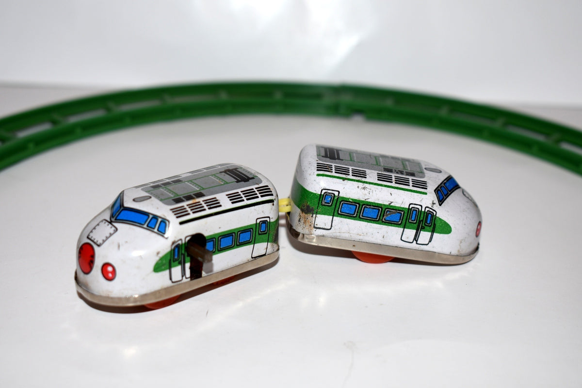 Vintage Japanese Tin Train and Track