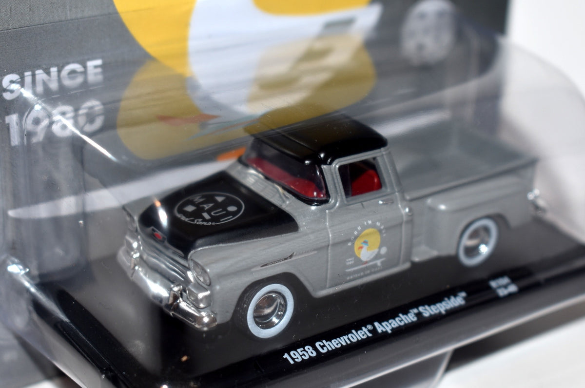 M2 Machines Drivers - Maui and Sons 1958 Chevrolet Apache Stepside Pickup Truck