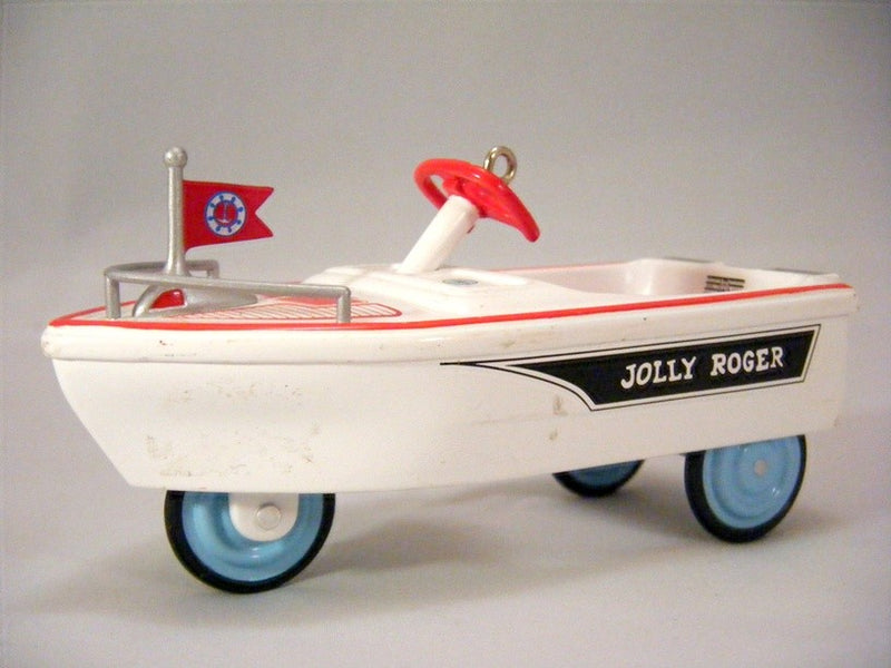 Hallmark Jolly Roger Pirate Boat Pedal Car