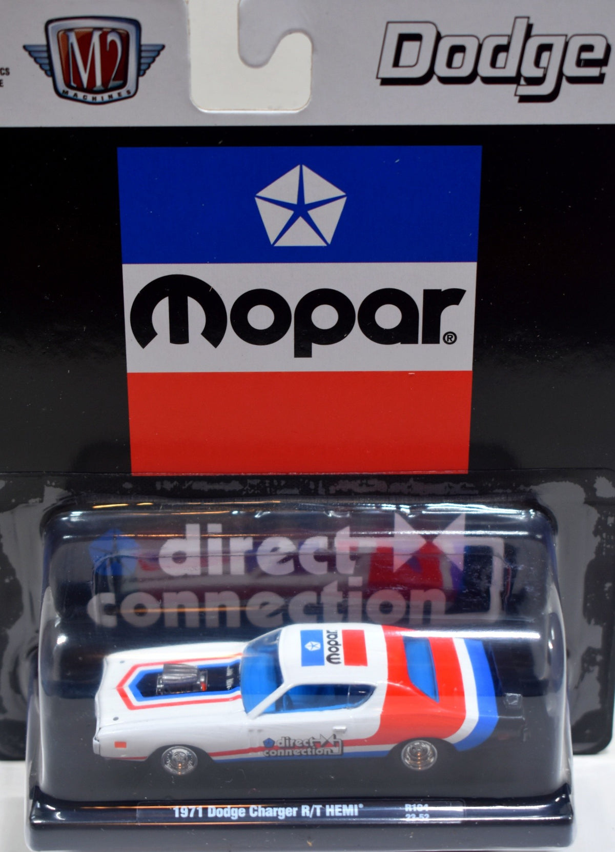 M2 Machines MOPAR Direct Connection 1971 Dodge Charger R/T Hemi