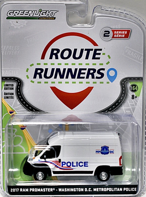 Greenlight - Route Runners - Washington DC Metropolitan Police  RAM ProMaster Police Van