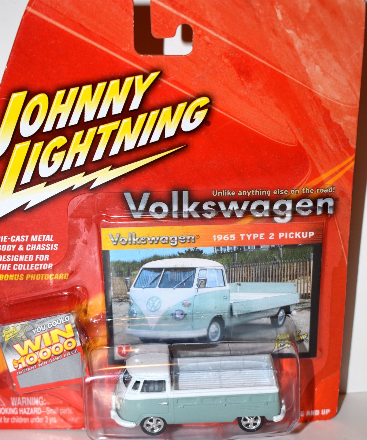 Johnny Lightning Volkswagens - 1966 VW Type 2 Pickup Truck