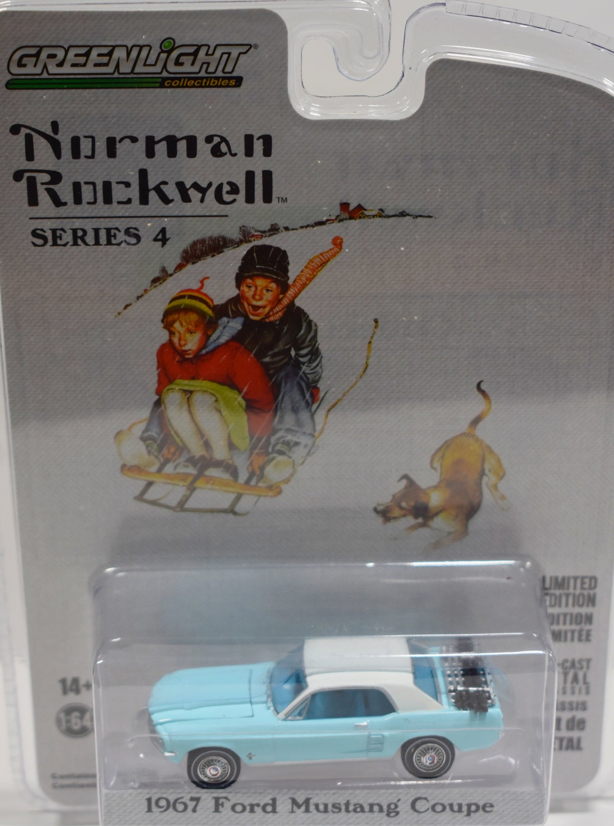 Greenlight - Norman Rockwell - 1967 Ford Mustang Coupe Ski Special