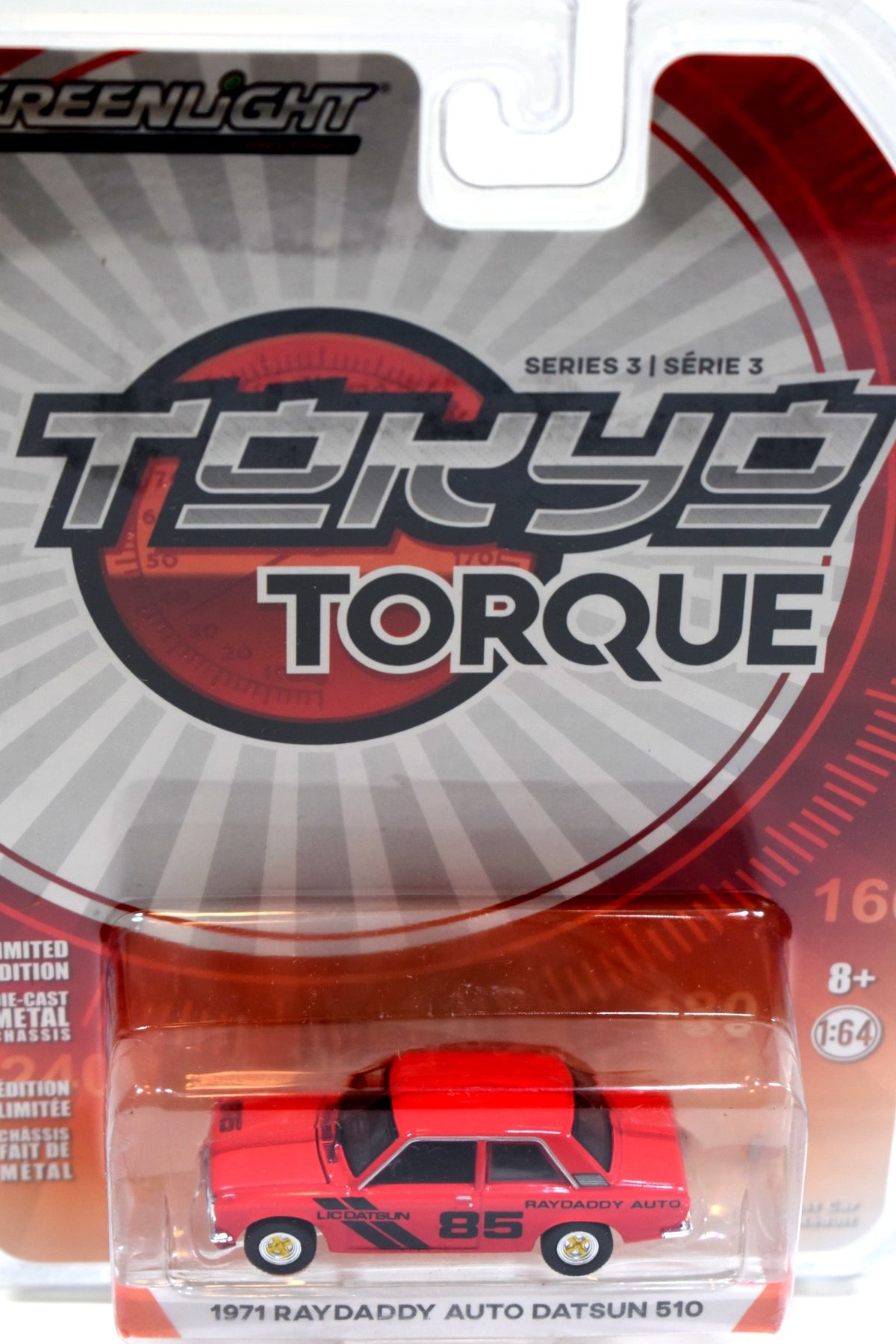 Greenlight - Tokyo Torque -  1971 RayDaddy Auto Datsun 510  Sedan