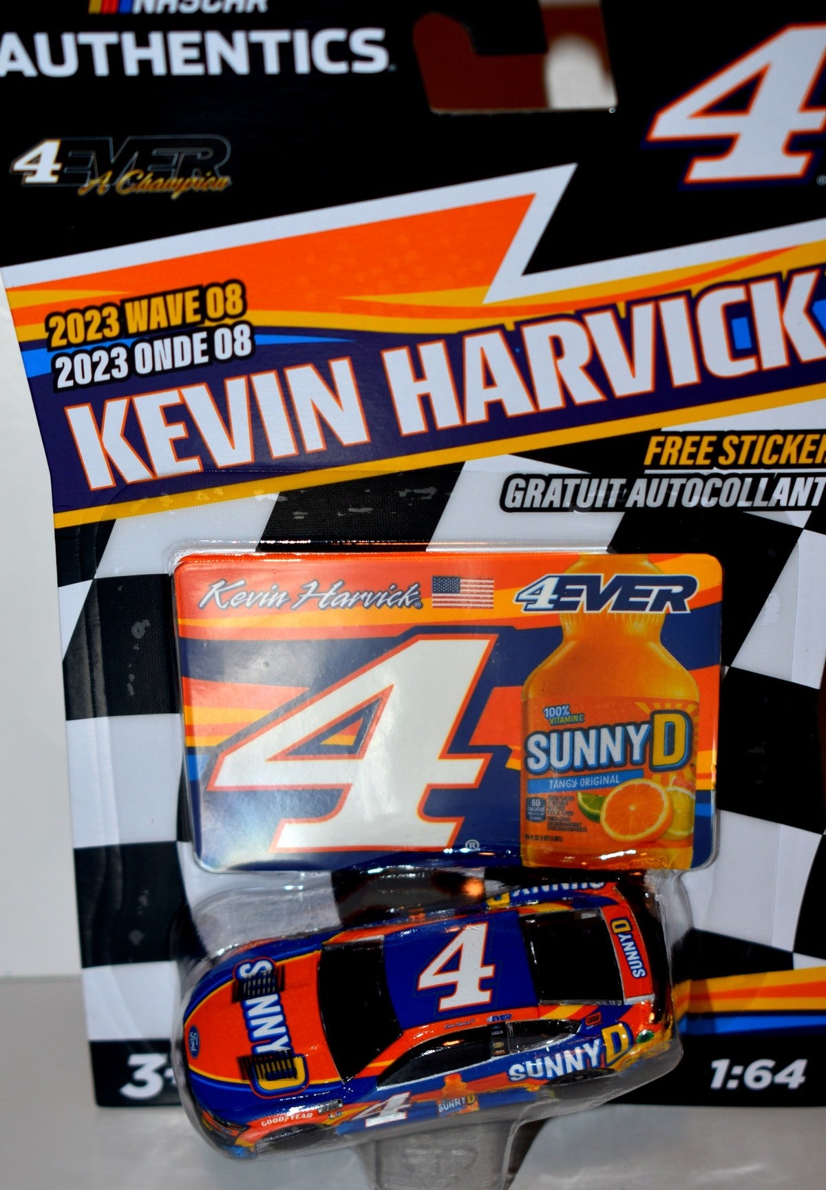 NASCAR Authentics -  Kevin Harvick Sunny D Ford Mustang