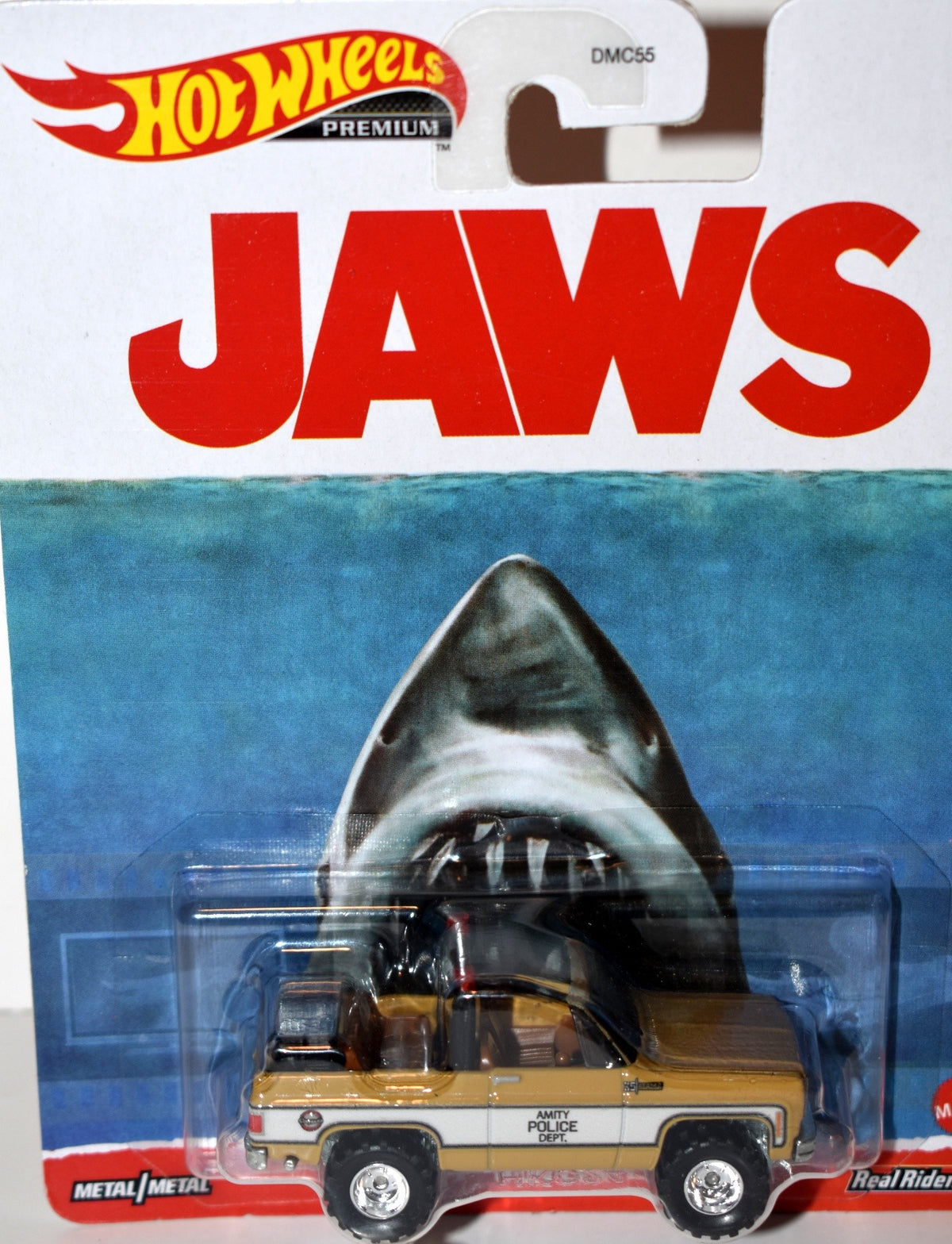 Hot Wheels Premium - JAWS - Amity Police 1978 Chevy K5 Blazer Custom