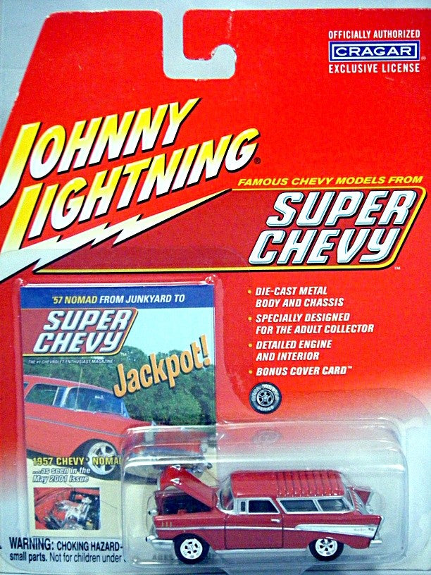 Johnny Lightning Super Chevy Magazine – 1957 Chevrolet Nomad