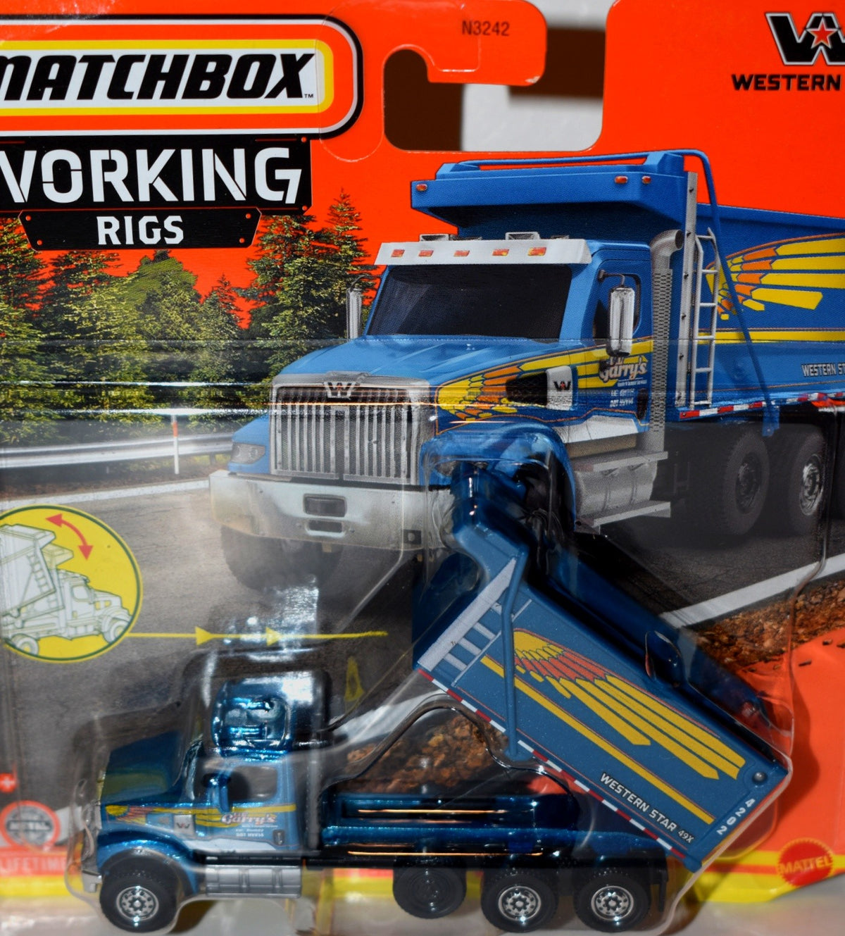 Matchbox Working Rigs Lil' Gary's Western Star 49X Dump Truck