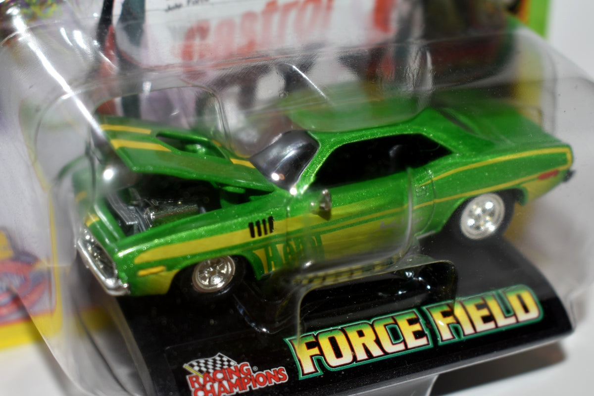 Racing Champions Force Field - John Force NHRA 1971 Cuda