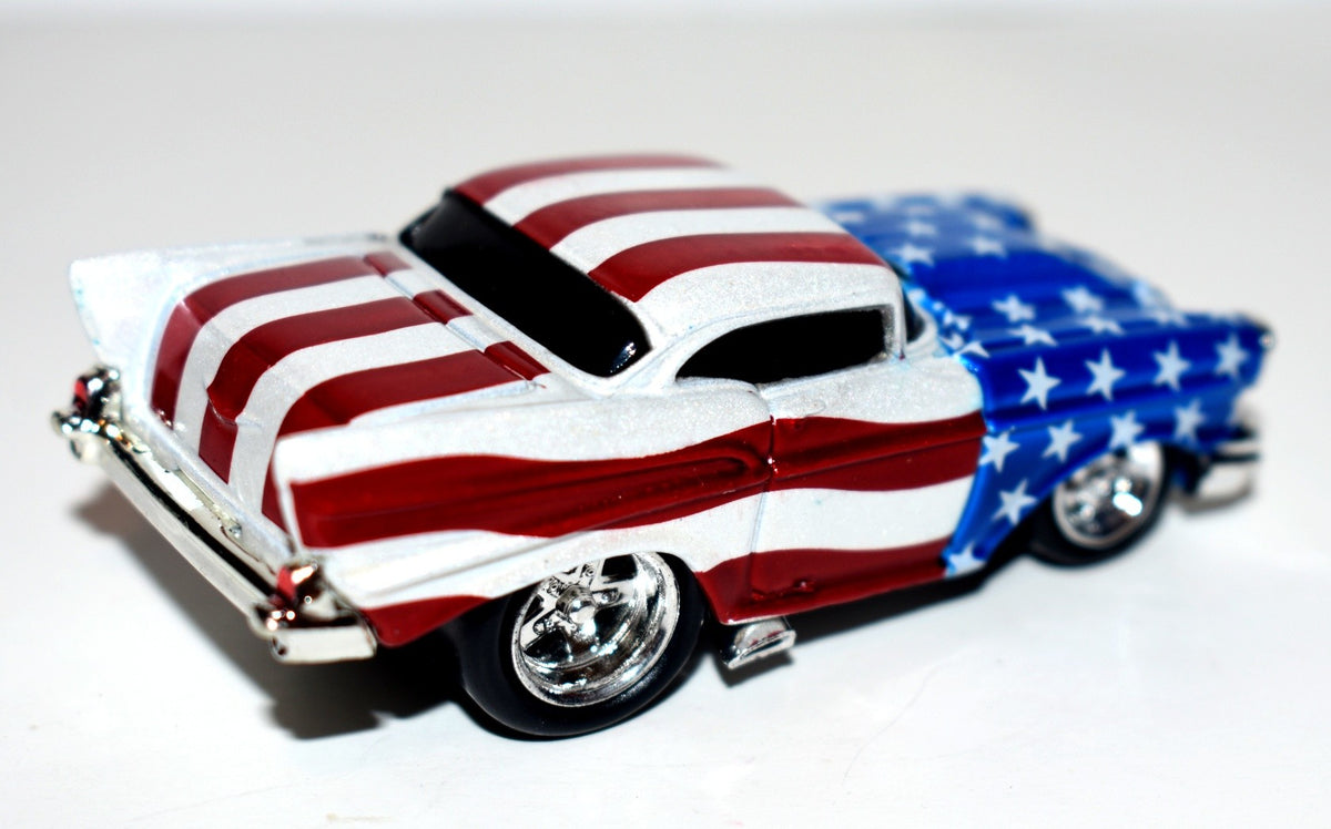 Muscle Machines 1957 Chevrolet Bel Air Stars and Stripes Hot Rod