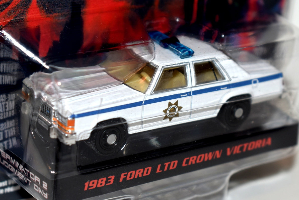 Greenlight Hollywood - Terminator 2  Judgement Day - 1983 Ford Crown Vic Police Car