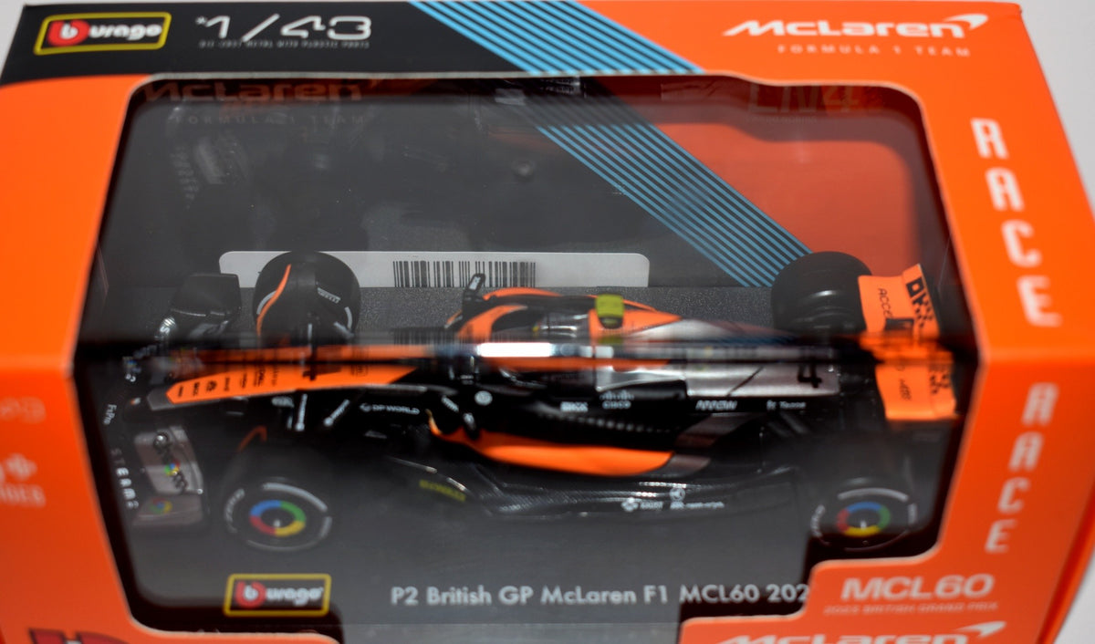 Bburago - McLaren P2 British Grand Prix F1 MCL36 2023 Lando Norris