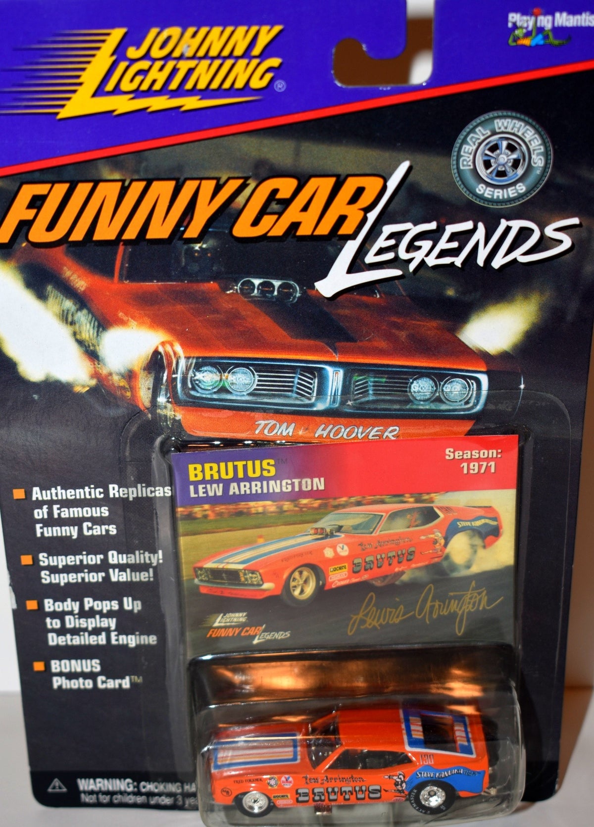 Johnny Lightning Brutus Ford Mustang Mach 1 NHRA Funny Car