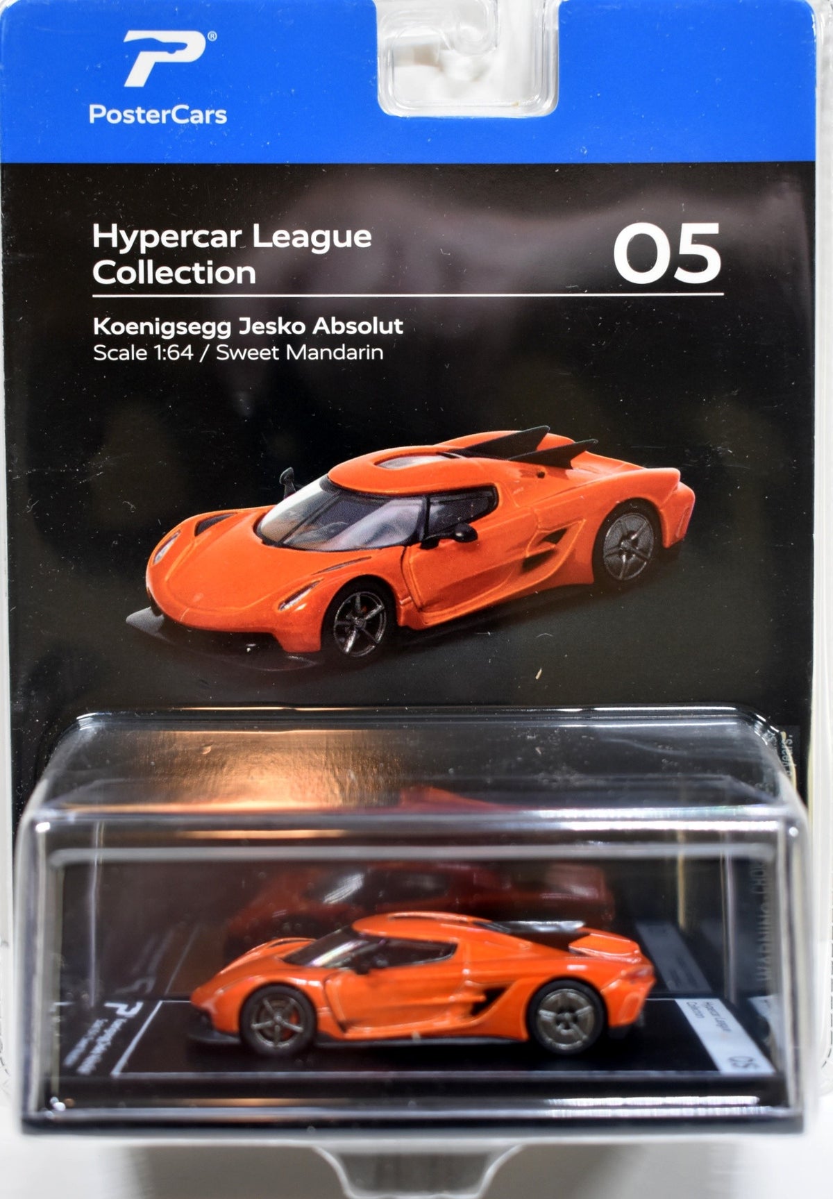KiNSMART PosterCars - Hypercar League Collection - Koenigsegg Jesko Absolut