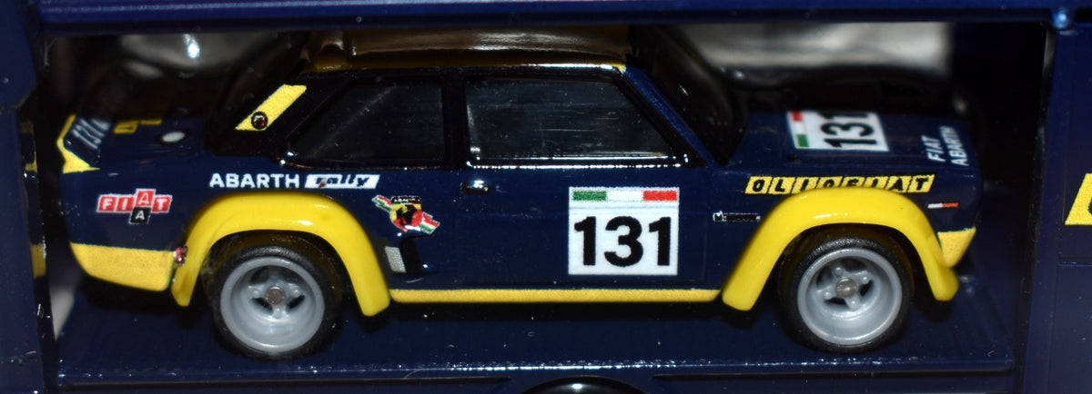 Hot Wheels Car Culture - Team Transport -  Fiat Racing - Fiat 131 Abarth and Second Story Lorry