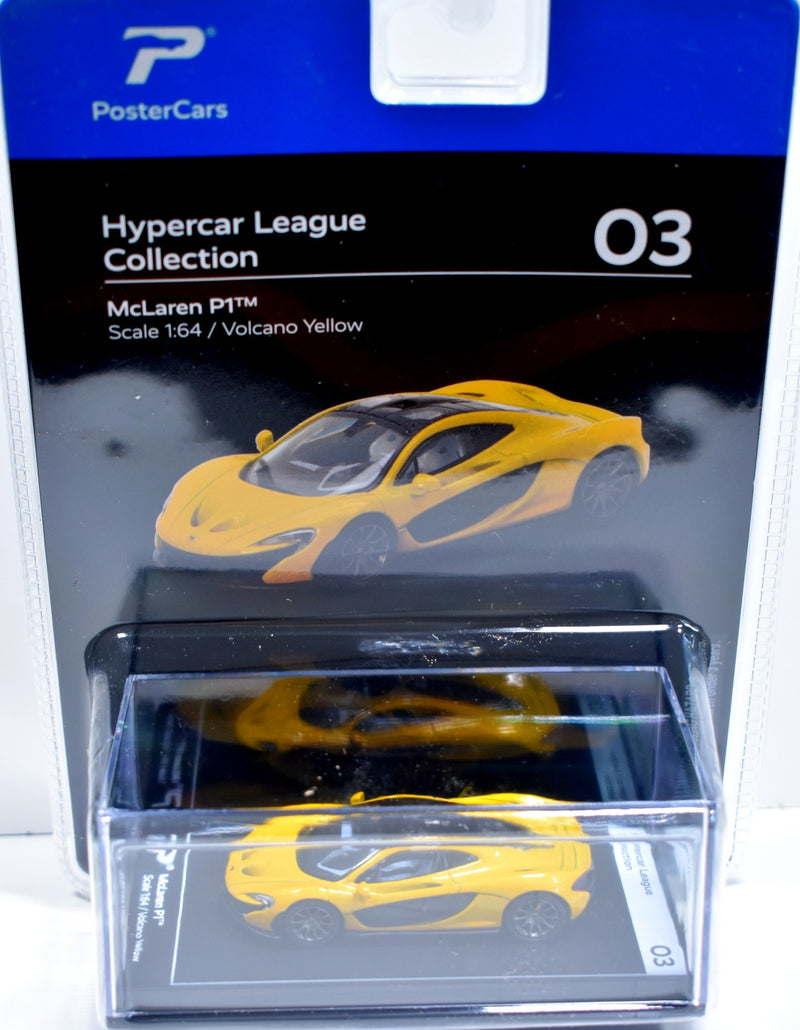 KiNSMART PosterCars - Hypercar League Collection - McLaren P1