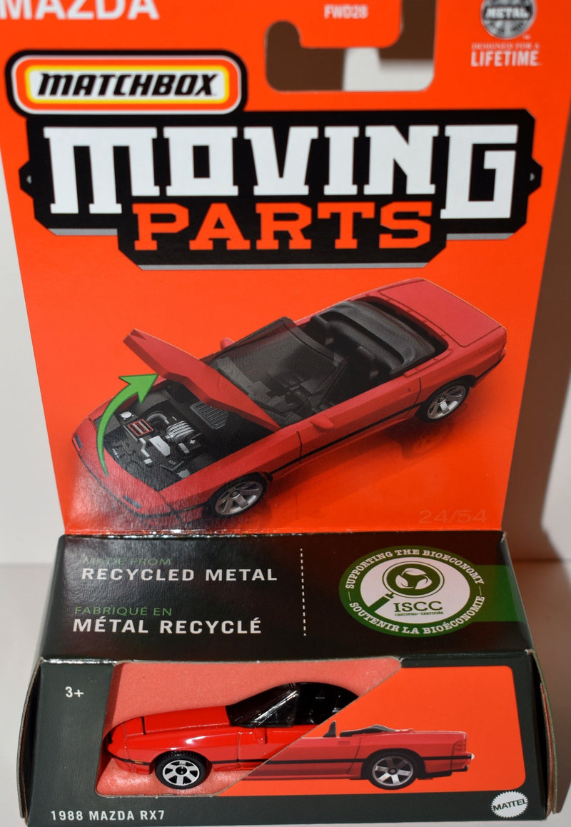 Matchbox - 1988 Mazda RX7 Convertible