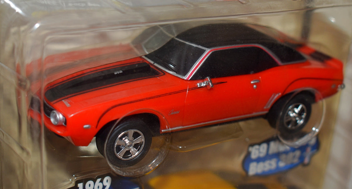 Rare Nikok Twin Pack Pony Car set: 1969 Chevrolet Camaro Z-28 & '69 Ford Mustang Boxx 302