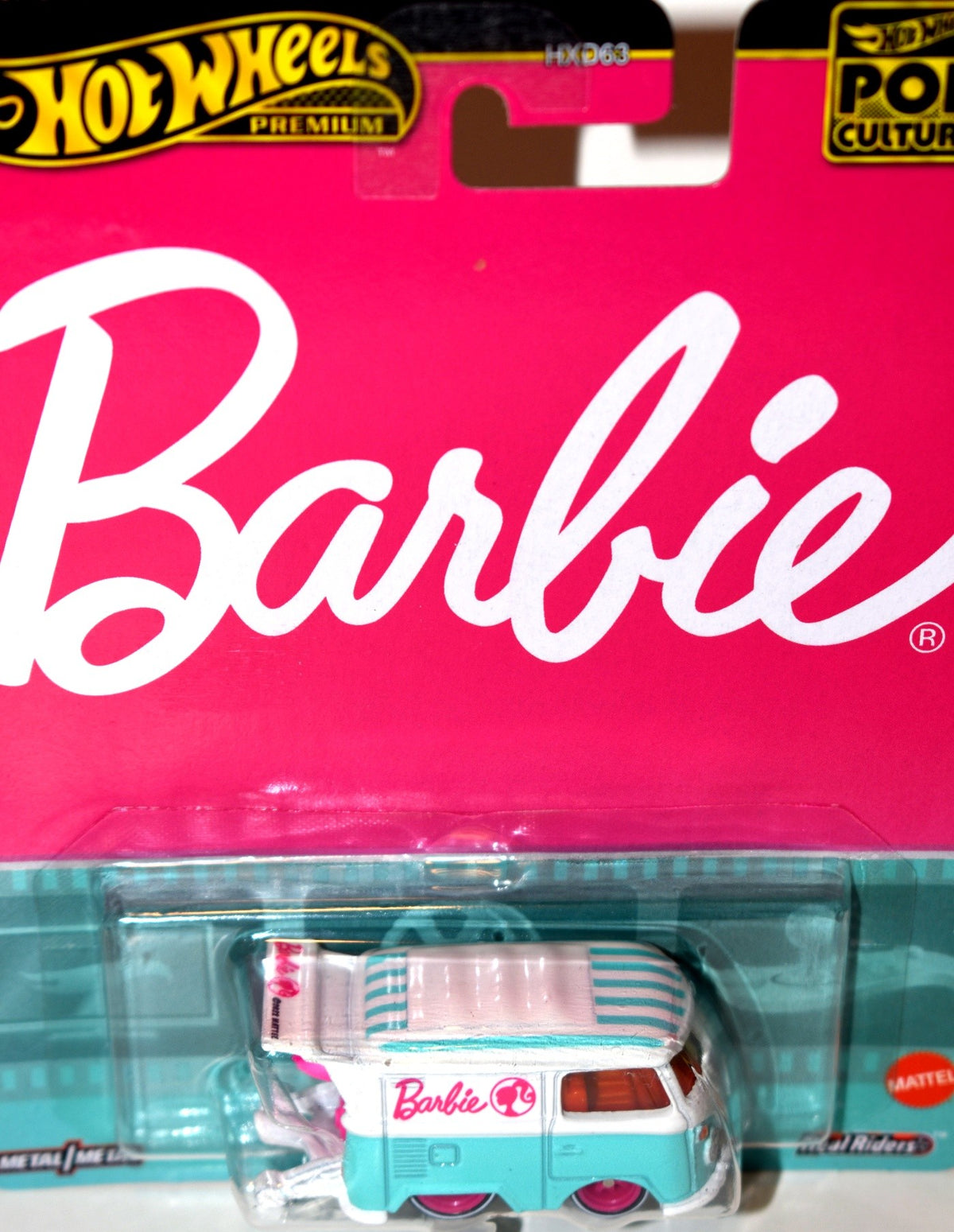 Hot Wheels - Premium -  Barbie -  Kool Kombi VW Shorty NHRA Drag Van
