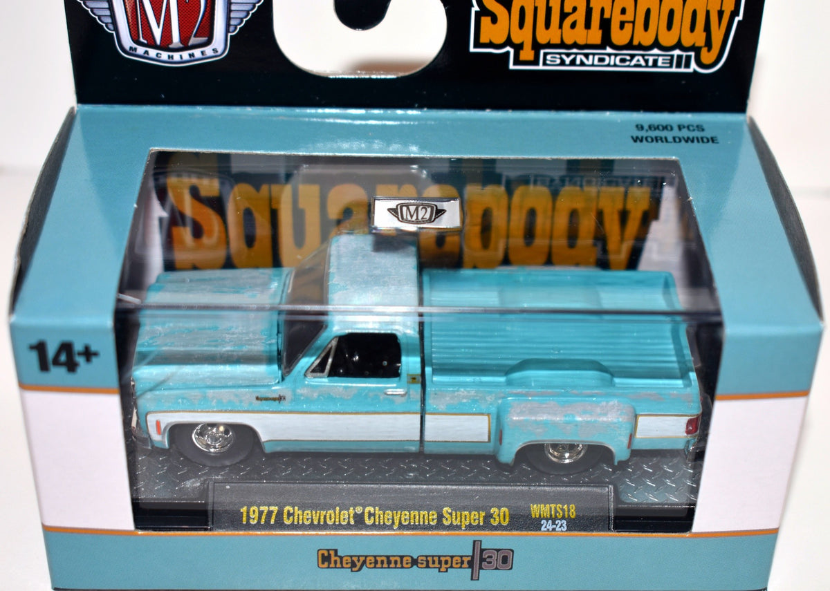 M2 Machines - Squarebody Syndicate - 1977 Chevrolet Cheyenne Super 30 Dually
