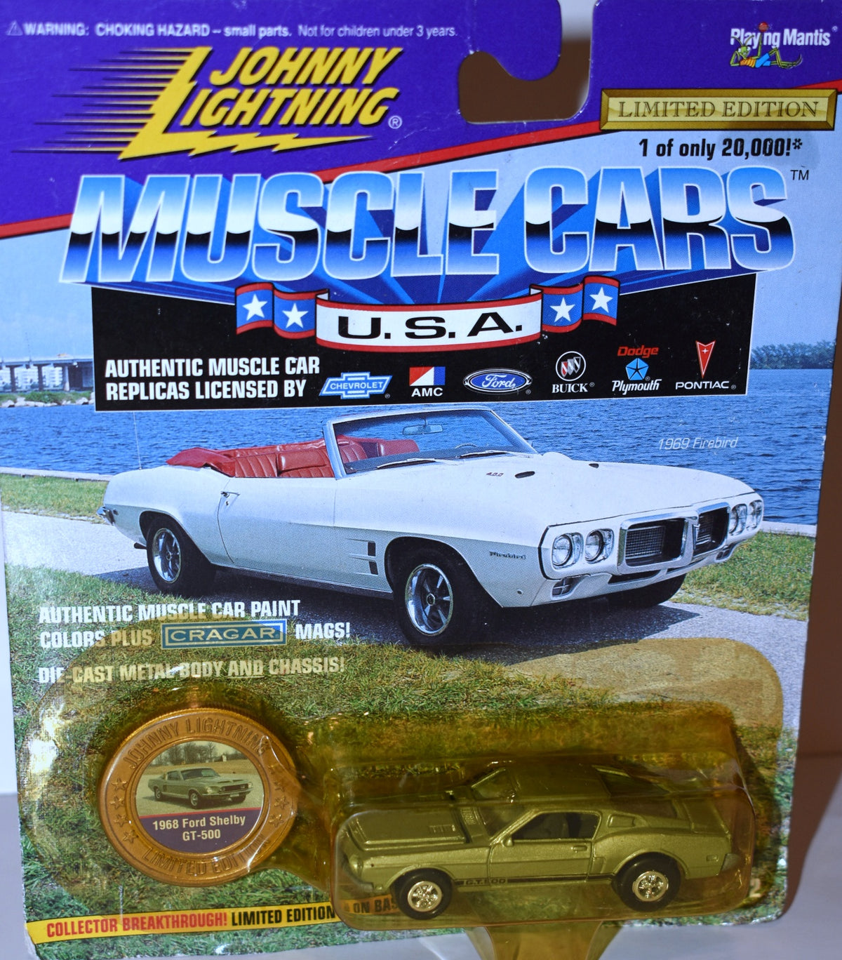 Johnny Lightning Muscle Cars USA 1968 Ford Mustang Shelby GT-500-1