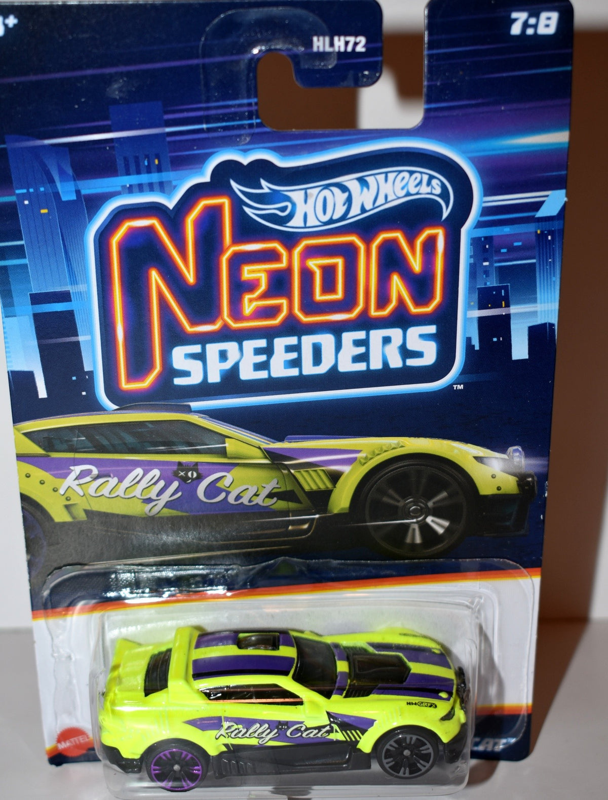 Hot Wheels Neon Speeders - Rally Cat Rally Car