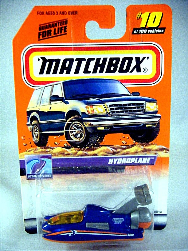 Matchbox 2000 Millennium Logo Chase Series Racing Hydroplane
