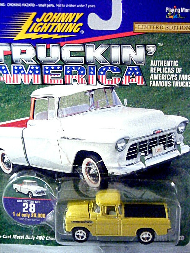 Johnny Lightning Truckin America - 1955 Chevrolet Cameo Pickup Truck