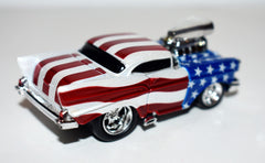 Muscle Machines 1957 Chevrolet Bel Air Stars and Stripes Hot Rod