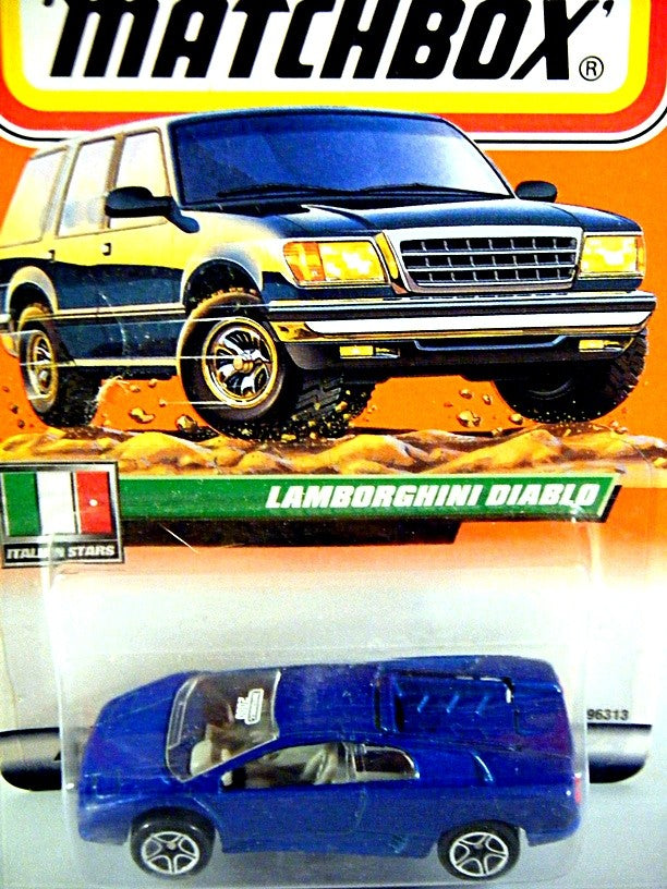 Matchbox 2000 Millennium Logo Chase Series - Lamborghini Diablo
