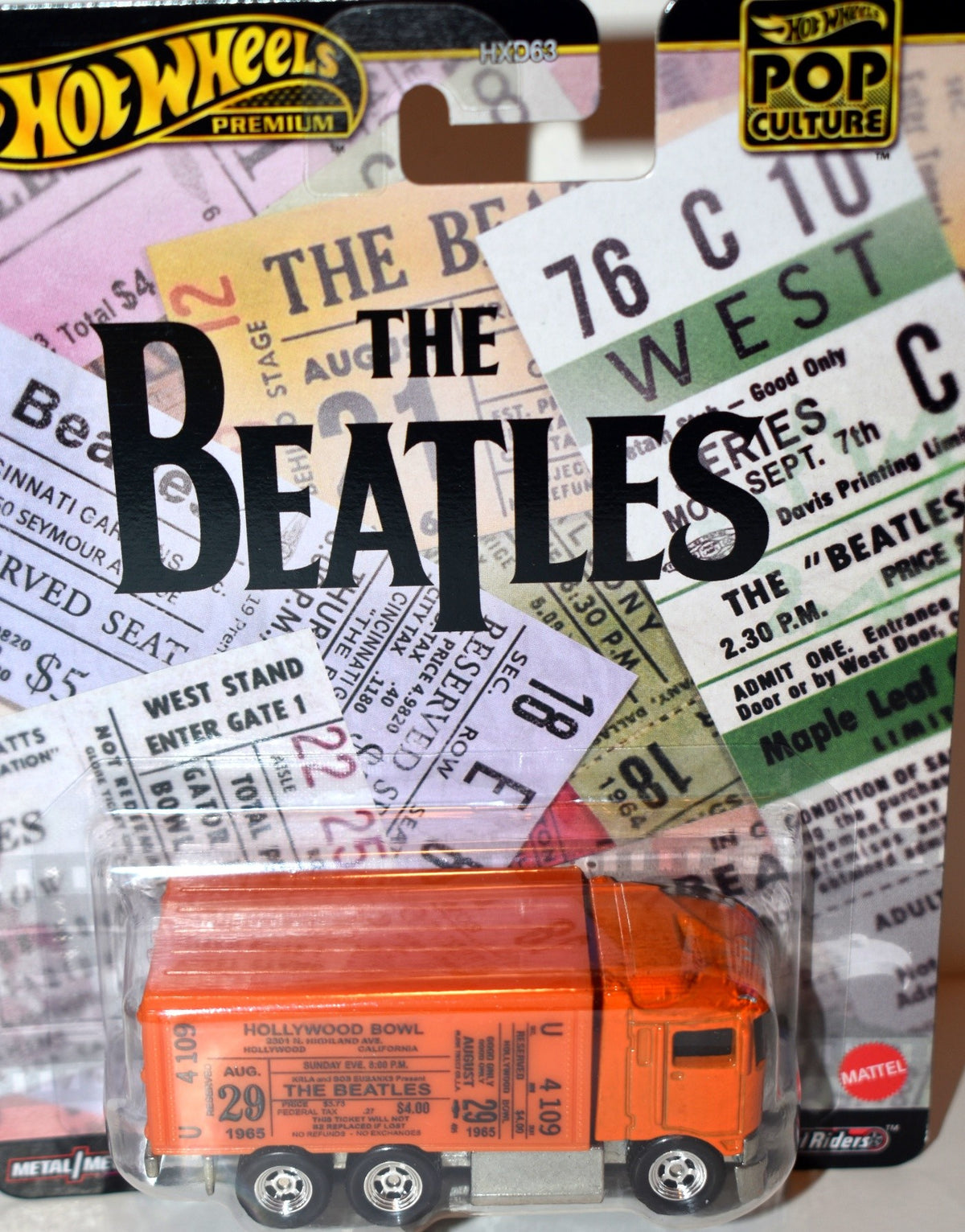 Hot Wheels - Pop Culture - The Beatles Concert Ticket Hiway Hauler