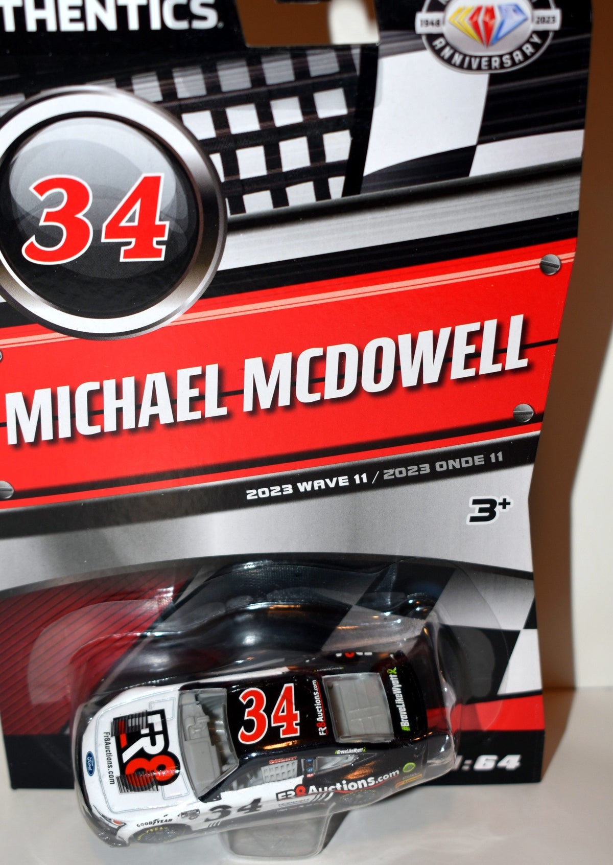 NASCAR Authentics - Michael McDowell FR8 Auctions Ford Mustang