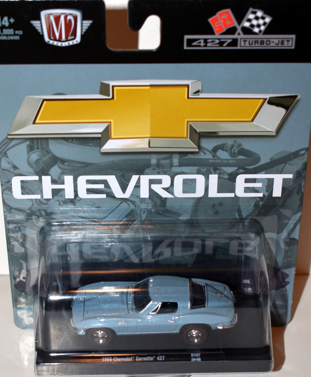 M2 Machines Drivers 1966 Chevrolet Corvette 427 Turbo-Jet Coupe