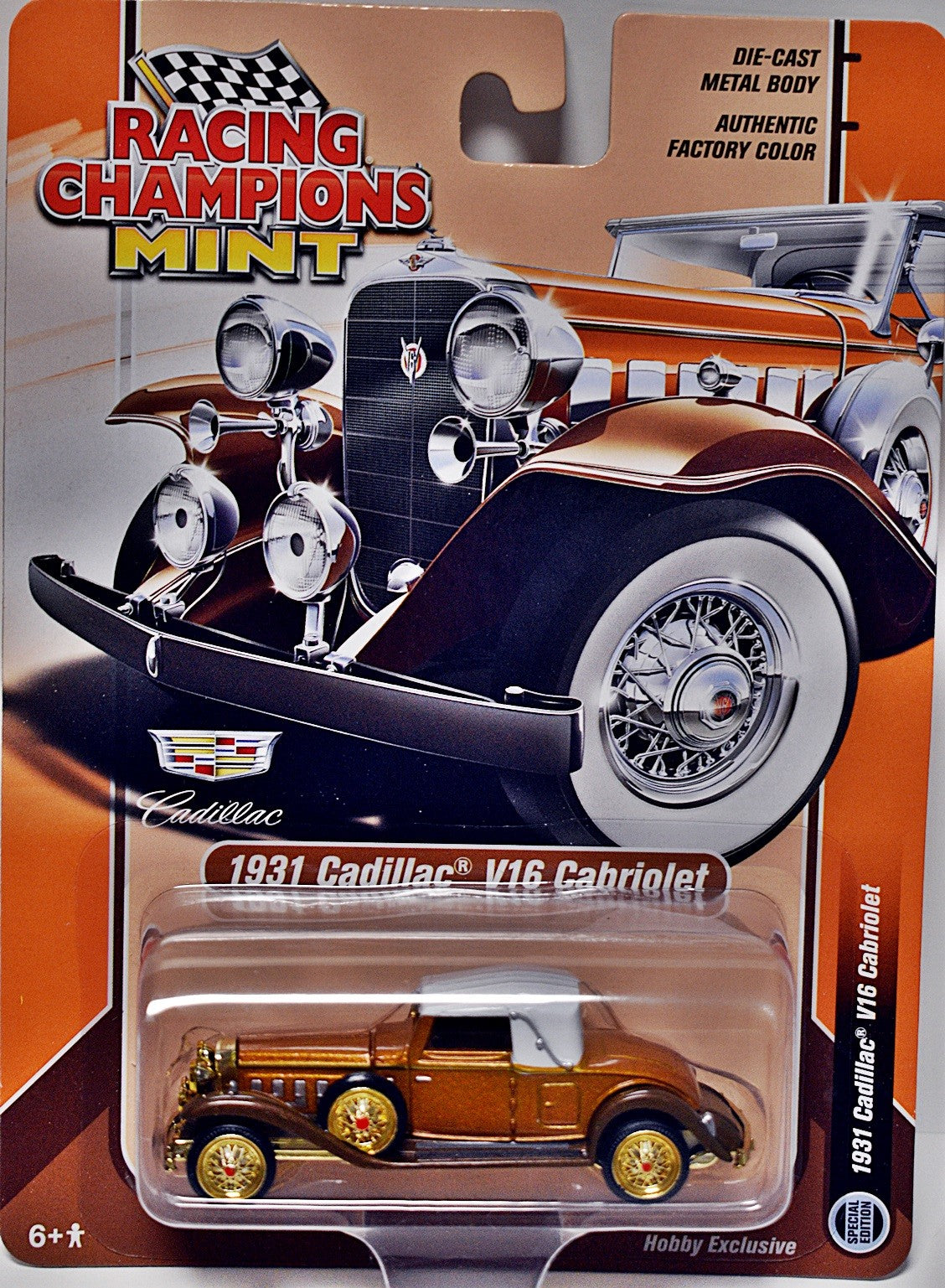 Racing Champions Mint Series - Gold Strike - 1931 Cadillac V16 Cabriolet
