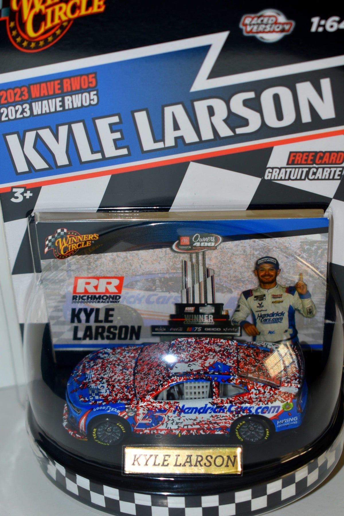 NASCAR Authentics - Richmond Race Winning Kyle Larson Hendick Chevrolet Camaro Stock Car