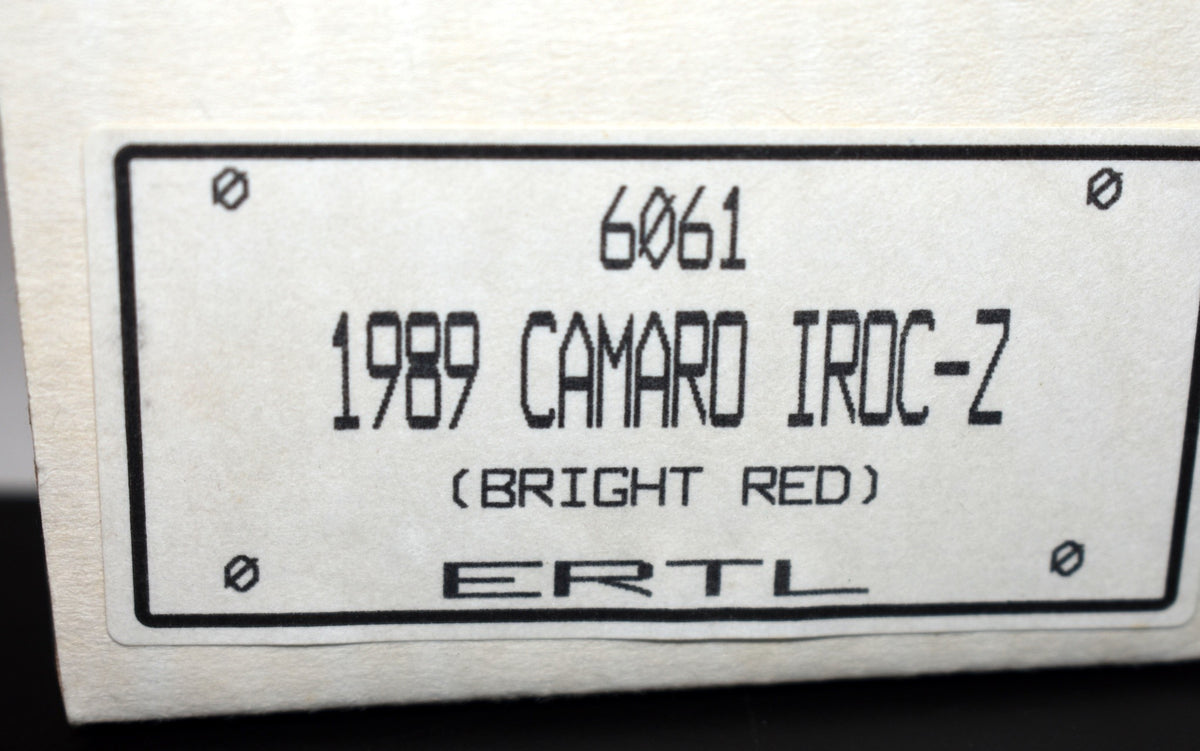 AMT Dealer Promo - 1989 Chevrolet Camaro IROC-Z