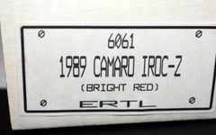 AMT Dealer Promo - 1989 Chevrolet Camaro IROC-Z
