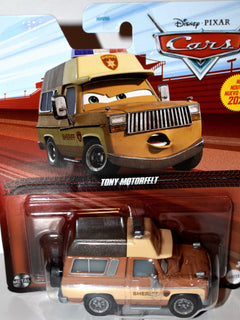 Disney CARS - Tony Motorfleet - Sheriff Dept Chevy Squarebody with Camper Top